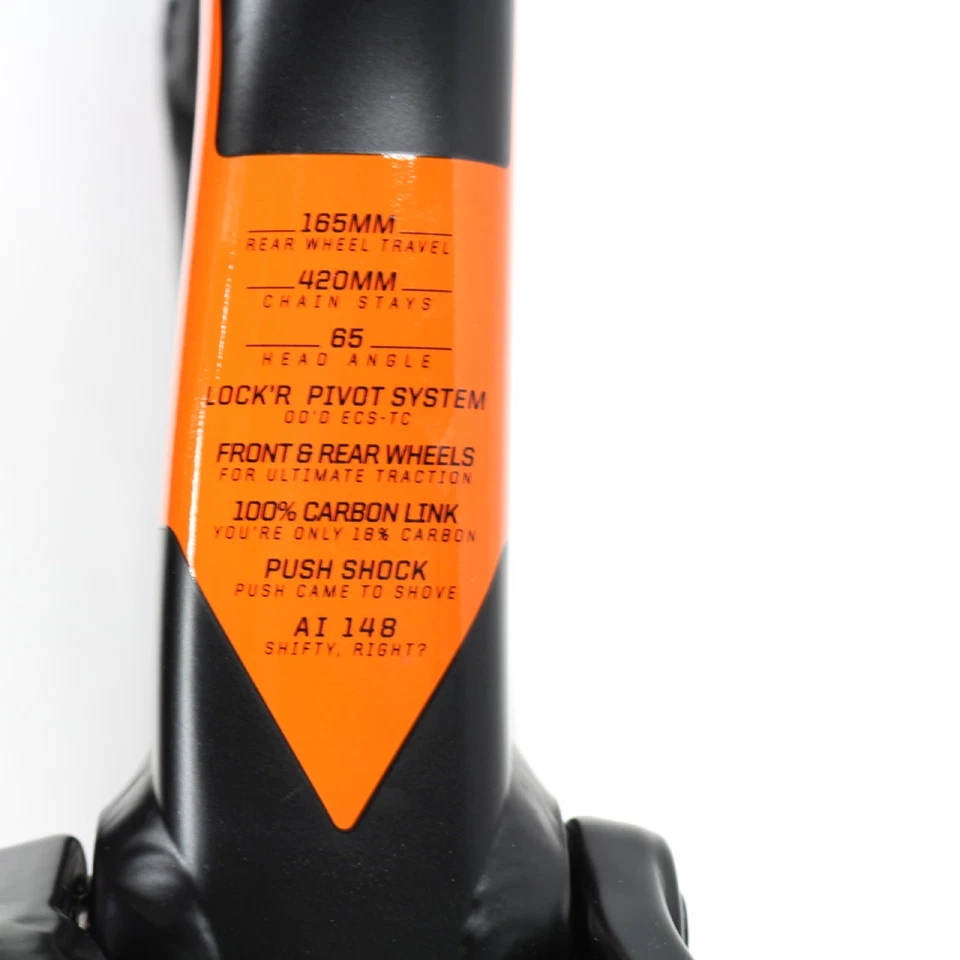 Cuadro Cannondale 2018 Jekyll Alloy 27,5" solo extra grande negro/naranja C21198M10 Foto 4 de 4