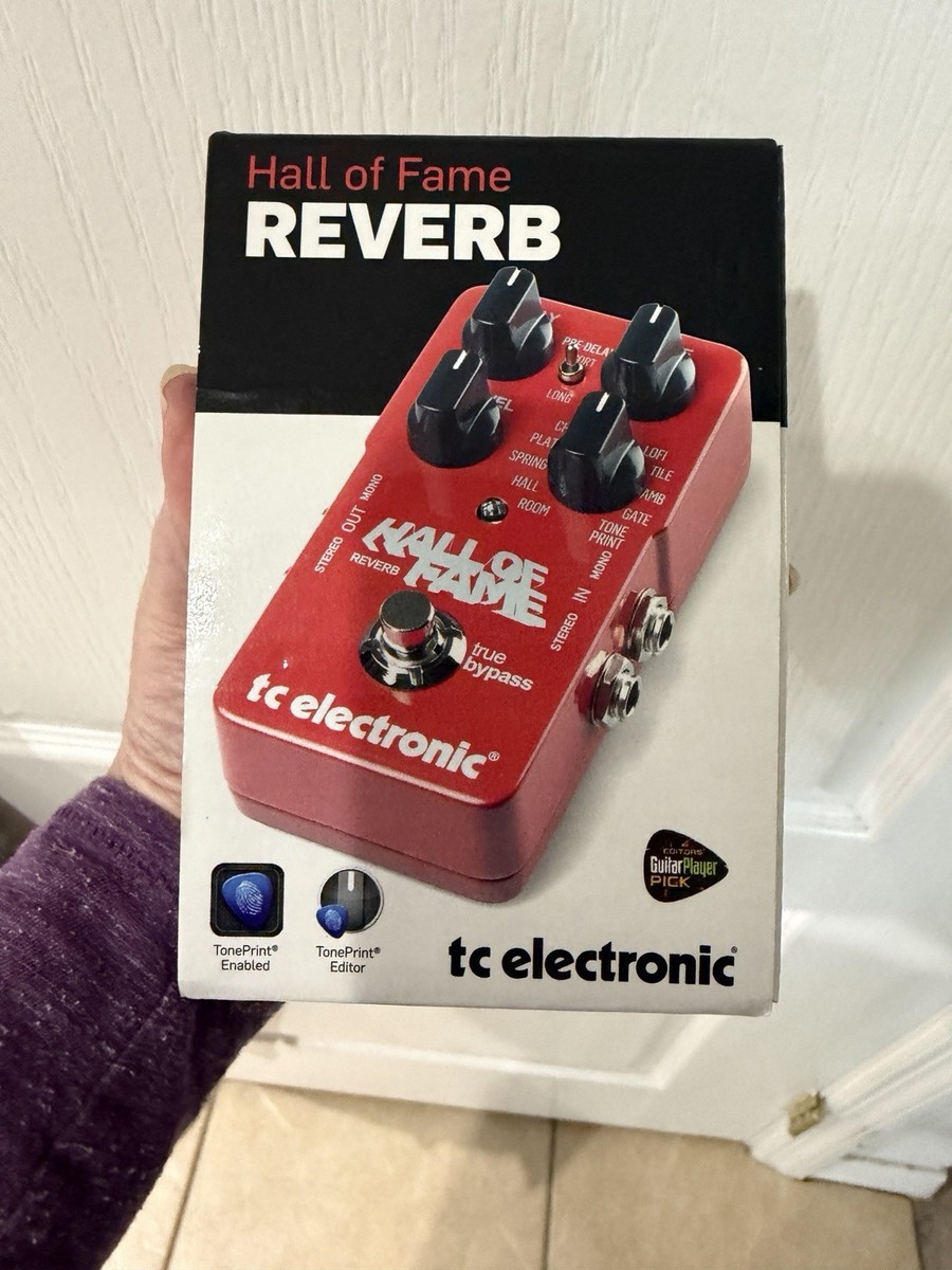 TC Electronic Hall of Fame Reverb Guitar Effect Pedal 616086502255