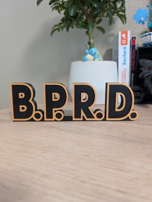 B.P.RD 3D Hellboy Logo - Comic Deko 21x6cm