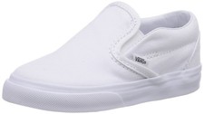 Vans Toddler Classic Slipon Shoes True White Authentic New
