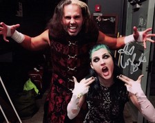 AEW NXT Leva Bates as Sister Nero Jeff Hardy Signed Autograph 8x10 Photo