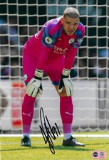 EDERSON SIGNED MANCHESTER CITY 12X8 PHOTO (ACG CERT AG18164)