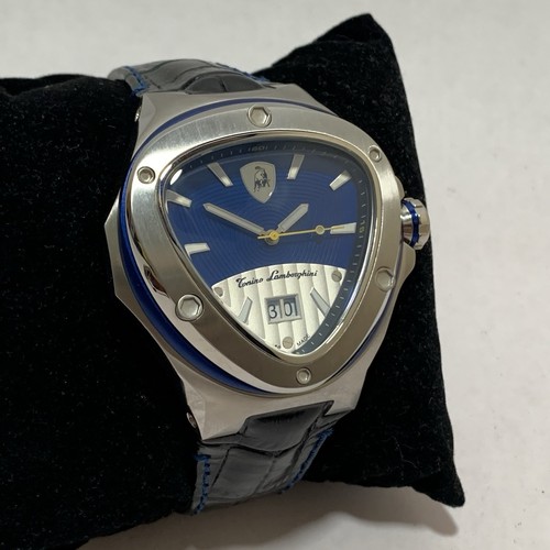 Tonino Lamborghini 3 Hand Spyder 3031 Wristwatch Stainless MSRP $1,436