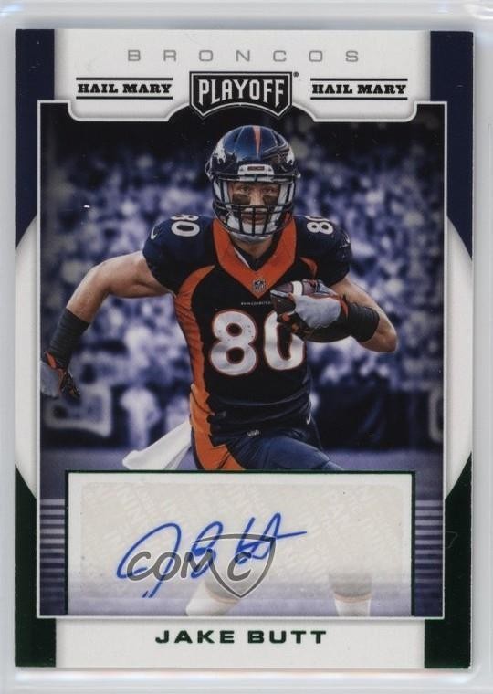 2017 Panini Playoff Rookie Signatures Hail Mary Jake Butt #RS-JB Auto RC 1u5y