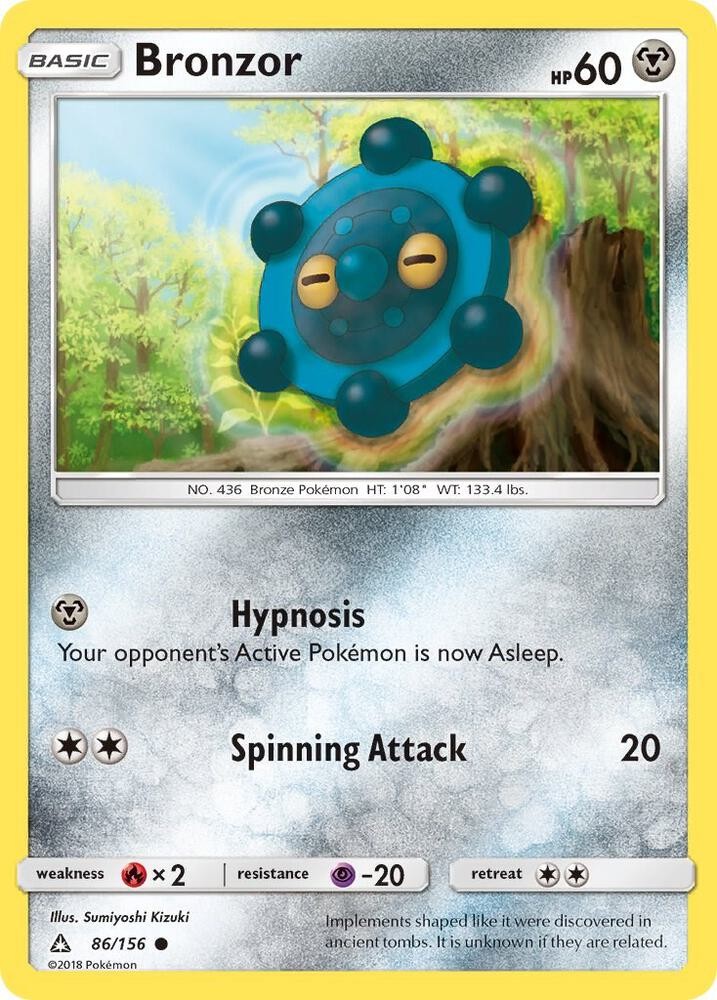 Pokemon Bronzor SM - Ultra Prism 86/156 LP