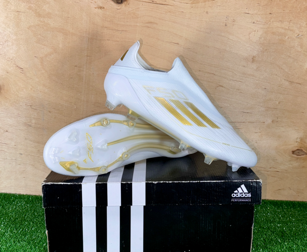 Adidas F50 Laceless FG IE3183 Elite White boots Cleats mens