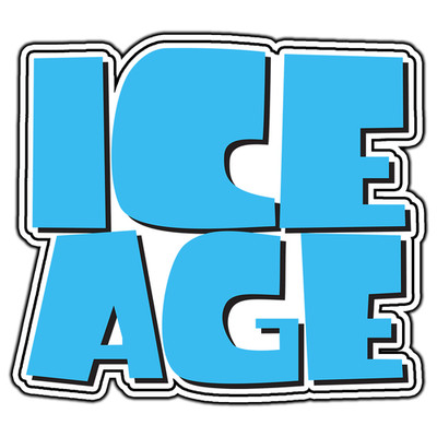 Ice Age Logo #1 Sticker Waterproof Vinyl Decal Die-Cut Garage Car