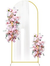 Arch Backdrop Stand, 6ft, Metal Wedding Arch Stand, Gold