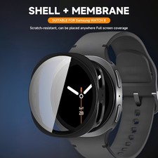 Silicone Band PC Case Screen Protector for Samsung Galaxy Watch8 40mm/44mm Strap