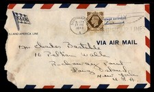 Mayfairstamps Great Britain 1949 Holland American ine Flag NASM Shouthampton Cov