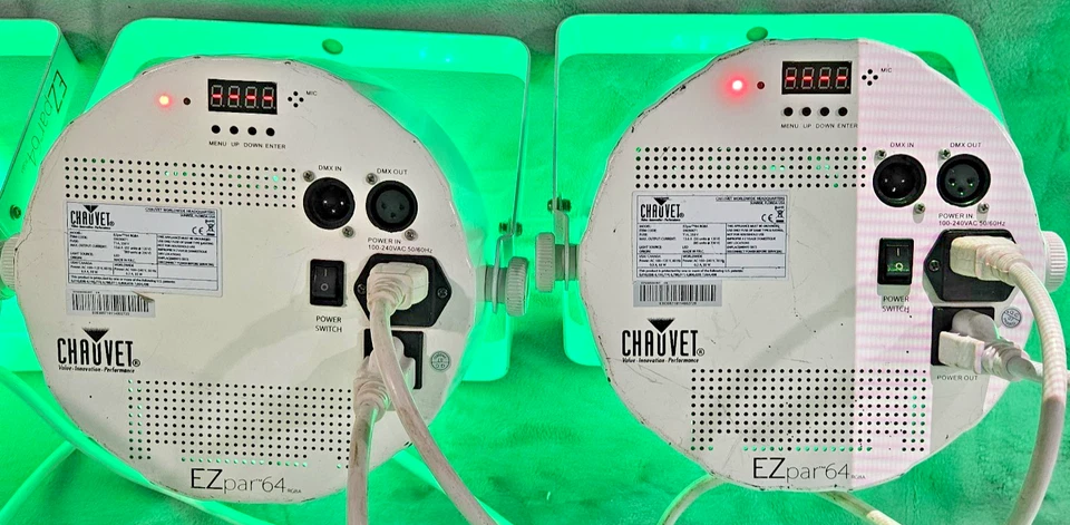 Chauvet DJ EZpar 64 RGBA Battery Powered LED Uplight Rechargeable Battery 4 Pack - Image 4 of 4