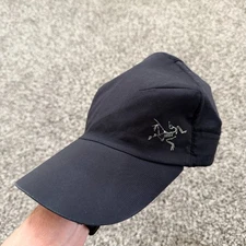 Arcteryx Calvus Cap S / M Black UPF Strapback Adjustable Running Outdoor