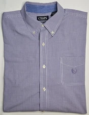 Mens Crown & Ivy Classic Fit Long Sleeve Plaid Button Up Shirt Size XL