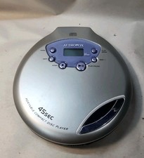 Audiovox Portable Personal CD Player DM8707-45 Gray Tested Works VTG 2002