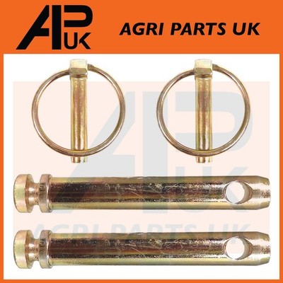 2 x Oberlenkerbolzen & Linchbolzen 19mm Traktor Kat 1 Gestänge Lynch Oldtimer Toplink