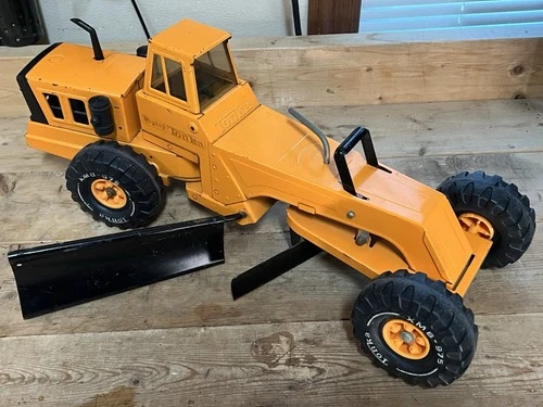 Vintage MIGHTY TONKA Road Grader, Double METAL Blade Number 54726 EXCELLENT