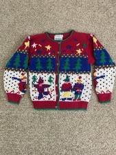 VTG 90  s Lydia Jane Vintage Christmas Sweater for Young People Size M
