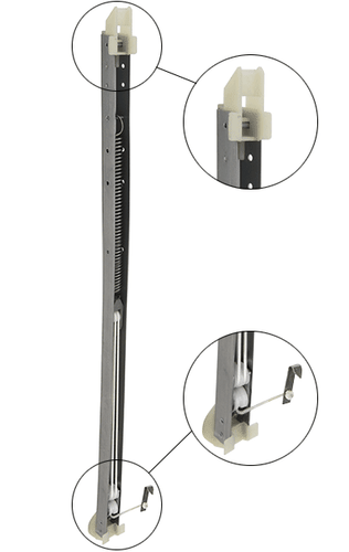 CRL FA2630GW 2630 Window Channel Balance with FS293BA Guides Attached - Picture 2 of 7