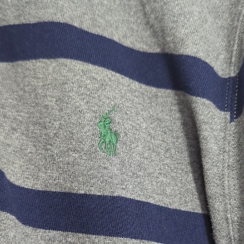 Authentisches Polo Ralph Lauren Herren Rugby Shirt grau marineblau Preppy Heritage XL - Bild 8 von 15