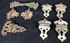 Ice Box Hardware, Vintage Latch Door Hinge, Salvage Cooler Chest Handle Lock T,