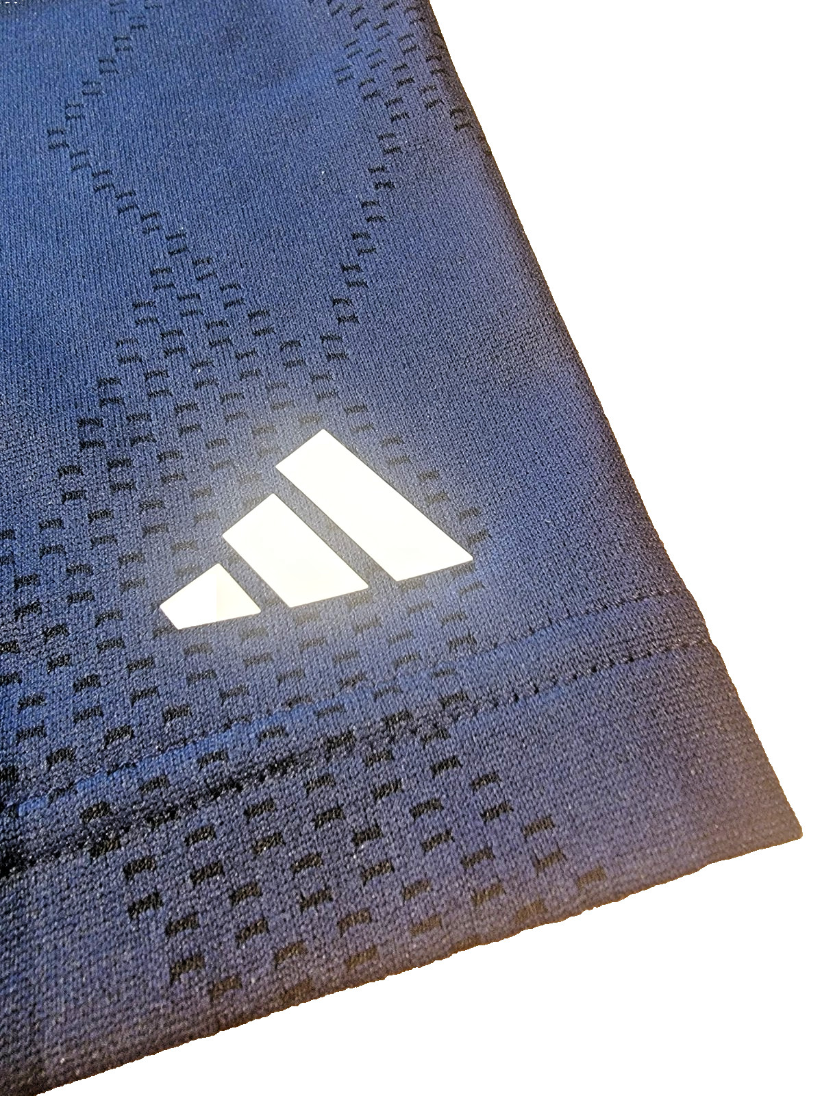 Adidas Golf Ultimate Micro Texture Golf Polo, Navy, Men's Medium thumbnail 6