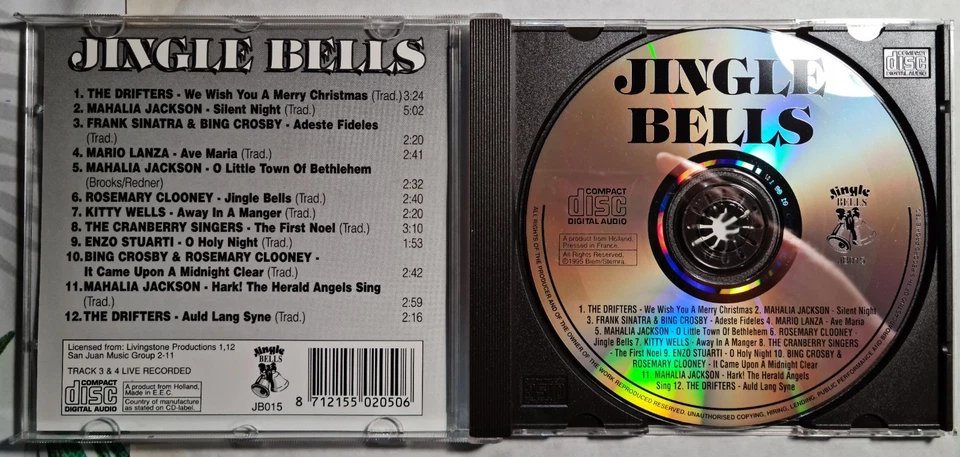 CD- Various Artits - Jingle Bells, 8 712155 020506, Hülle: Benutzungsspuren, CD: - Bild 2 von 3