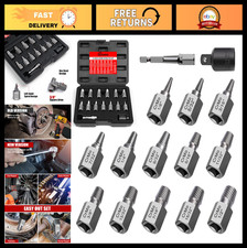 15-piece Screw Extractor Set - Easy Out Bolt Remover Kit For Stripped Rusted S