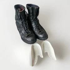 Danner MENS 10EE Recon 8” Black Leather Boots 69410 Military GoreTex + INSERTS