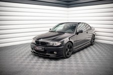 Street+ Seitenschweller Leisten V.2 passend für BMW 3er Coupe M-Paket E46 schwar