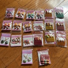 Lot of 20 NEW Vintage Kids Hair Clips Combs Cute Strawberry Cartoon Accessories