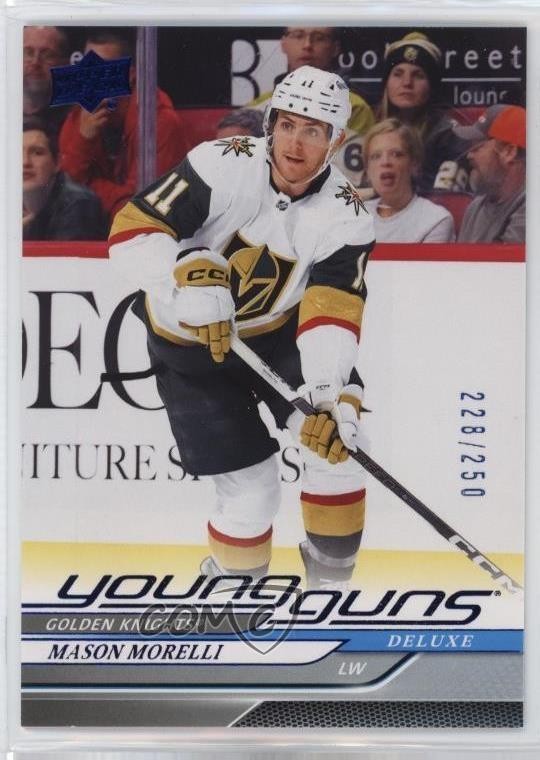 2024-25 Upper Deck Series 1 Young Guns Deluxe /250 Mason Morelli #205 0he