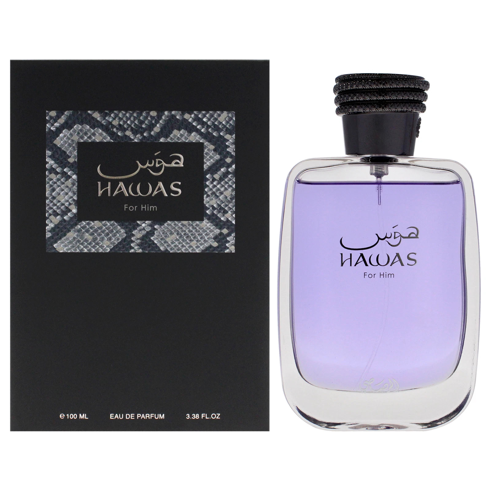 Hawas for Him Eau de Parfum Spray 100ml (3.4 oz) by Rasasi