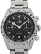 TUDOR Heritage Black Bay Chrono 79350 Black Men's Used Watch #31110