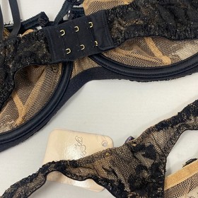 Agent Provocateur Adelia SOIREE Black Gold 36D/3 Set