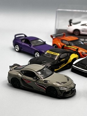 Tarmac Mini GT Majorette Autoworld Pop Race Toyota Ae86 Gr Supra