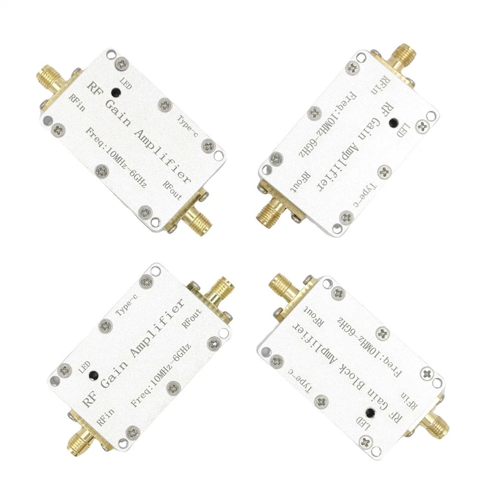 10M-6GHz RF Amplifier 10dB 20dB 30dB 40dB High Gain Push Receiver Amplifier - Image 4 of 4