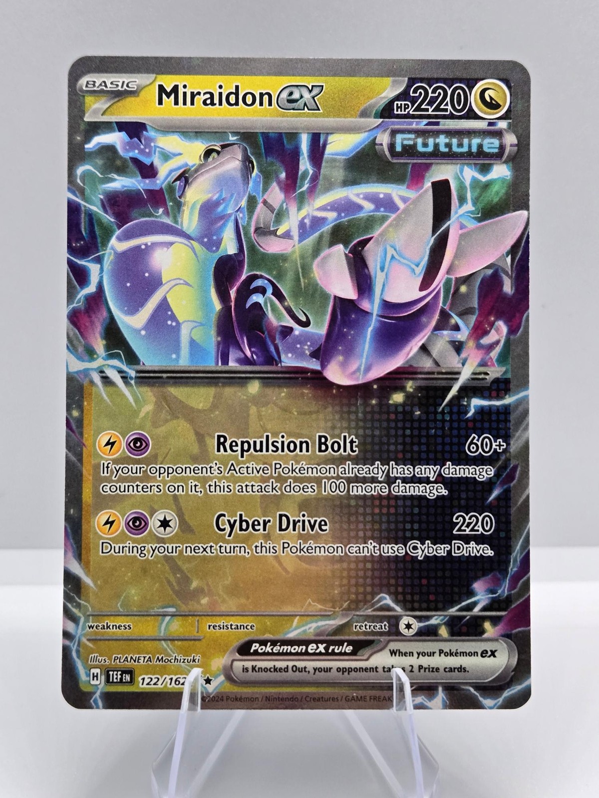 Miraidon ex 122/162 Double Rare Temporal Forces Pokemon NM