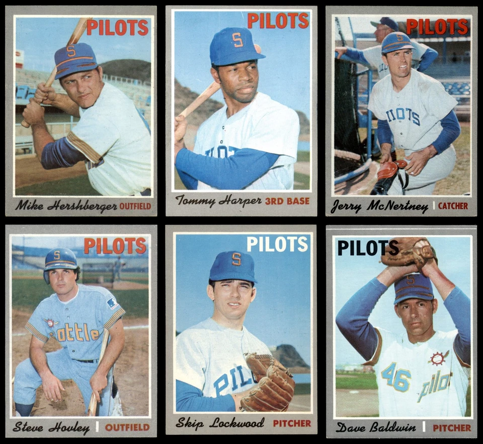 1970 Topps Seattle Pilots Team Set 4.5 - VG/EX+ 7031862 (24 / 30 cards) - Image 3 of 3