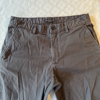 Banana Republic Lived In Chino Pants Men's 31x34 Flint Gray Athletic Fit Great! 