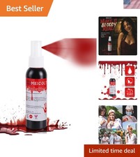 Halloween Fake Blood Spray, Washable Blood Splatter, Realistic Liquid Blood f...
