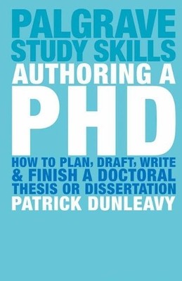 Patrick Dunleavy Authoring a PhD (Taschenbuch) (US IMPORT)