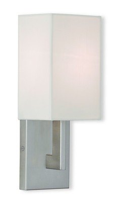 Livex Lighting 51101-91 Transitional One Light Wall Sconce from Hollborn Coll...