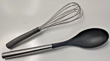 Sabatier Mixing Spoon Kitchen Utensil Stainless Nylon French Kitchen Whisk