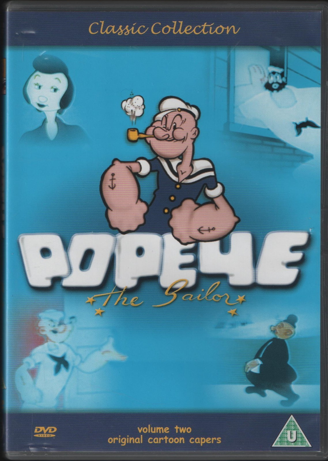 Popeye The Sailor Vol.2 (DVD 2006) classic collection original cartoon capers
