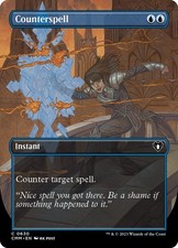 Counterspell X1 BORDERLESS-NM/M- Commander Ma...