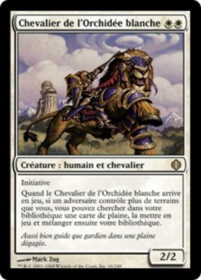 MTG KNIGHT OF THE WHITE ORCHID EXC - KNIGHT OF THE WHITE ORCHIDEE - FRENCH