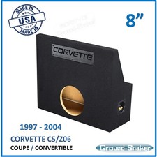 1997-2004 Chevy Corvette C5/Z06 8" Single Sealed Sub Box Subwoofer Enclosure