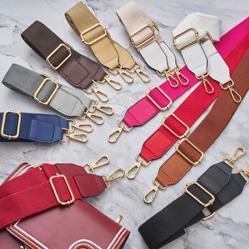 Breite Schulter Handtasche Riemen Ersatz Verstellbarer Gürtel Canvas Tasche Crossbody Ha... - Bild 7 von 7