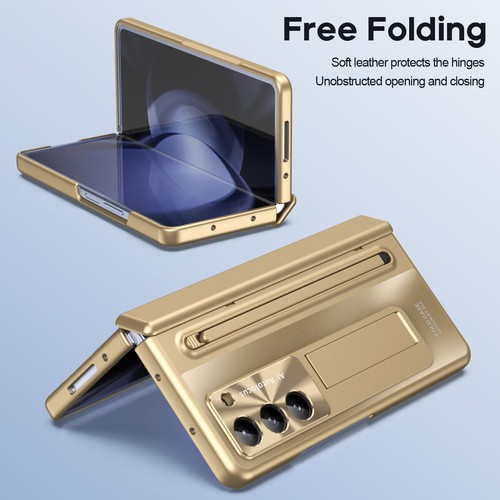 Für Samsung Z Fold 7/6/5 robuste Ständer Hülle mit Scharnier Bildschirm Cover Stylus Stift - Bild 27 von 41