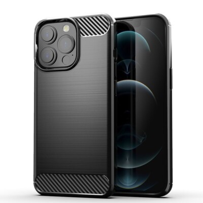 Handy Tasche SIMPLE Für Nothing Phone (3a) Pro - Cover Case SchutzHülle CARBON